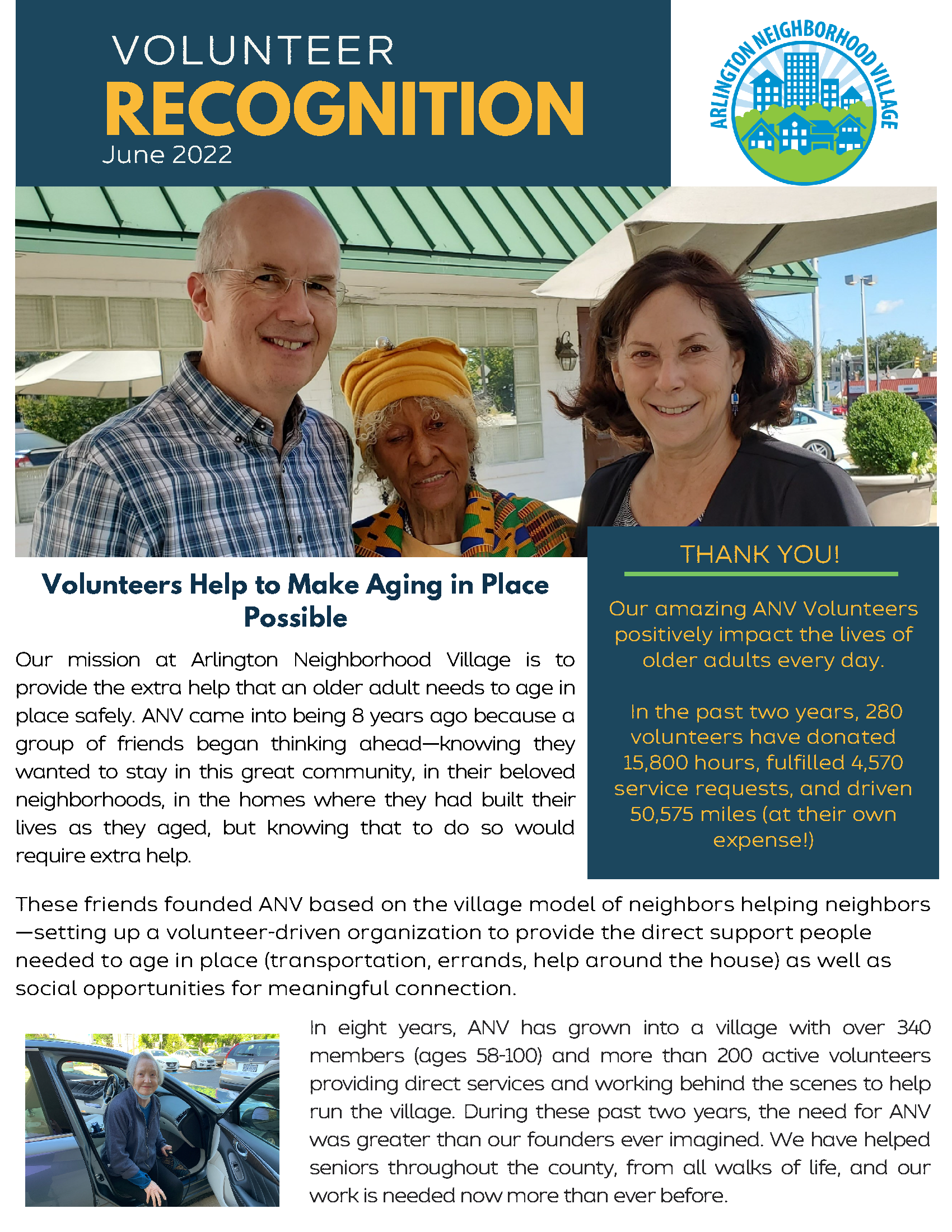 Volunteer Recognition (June 2022)