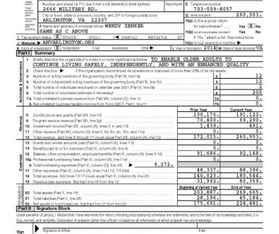 2021 Exempt Tax Return - Public Inspection Copy - Arlington Neighborhood Village-1