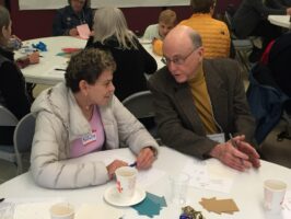 All Hands Roslyn and David Christian conferring