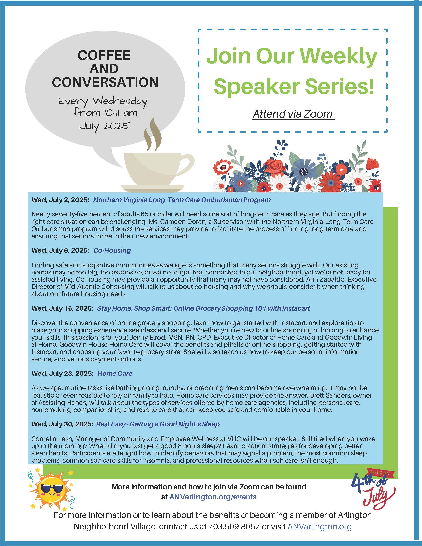 Coffee & Conversation July 2025