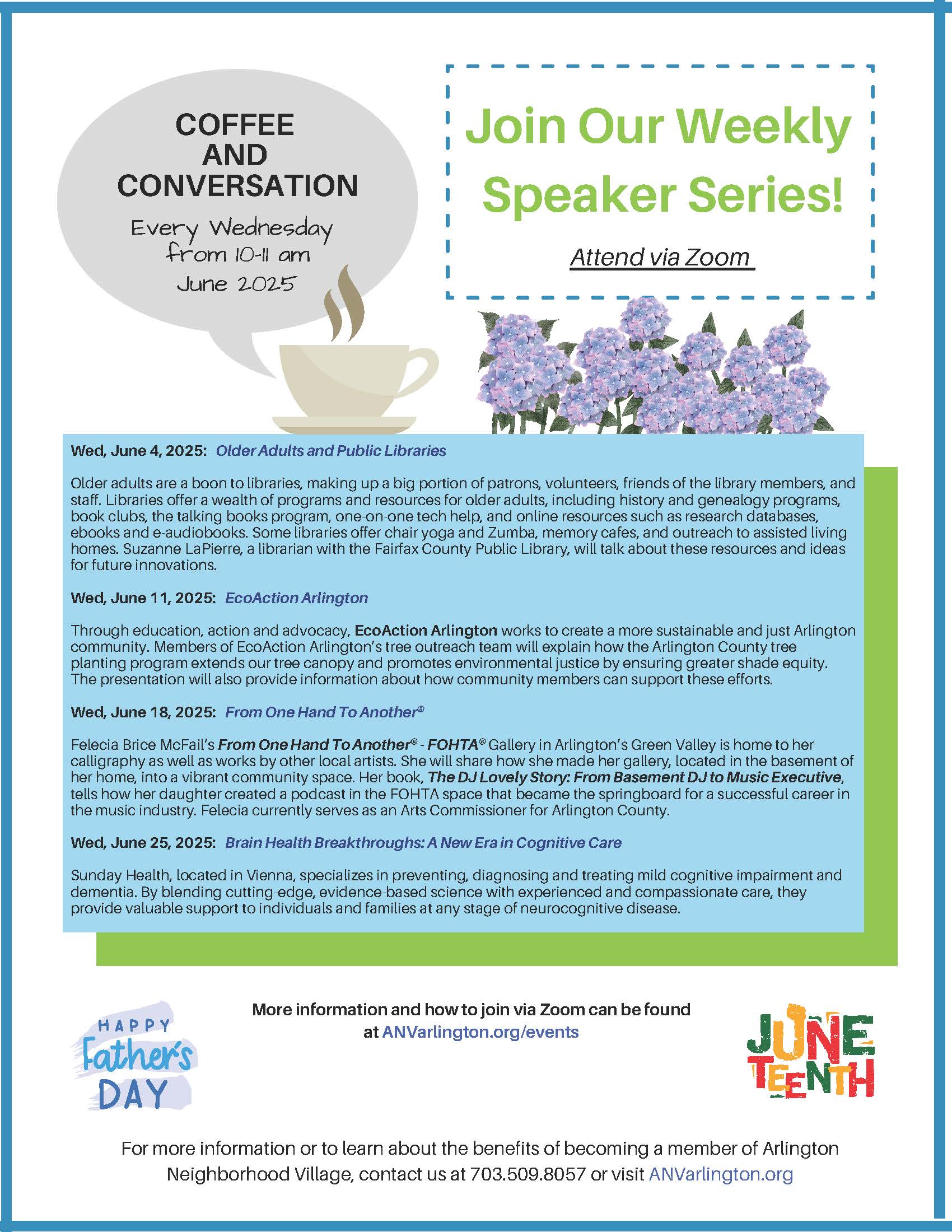 Coffee & Conversation June 2025