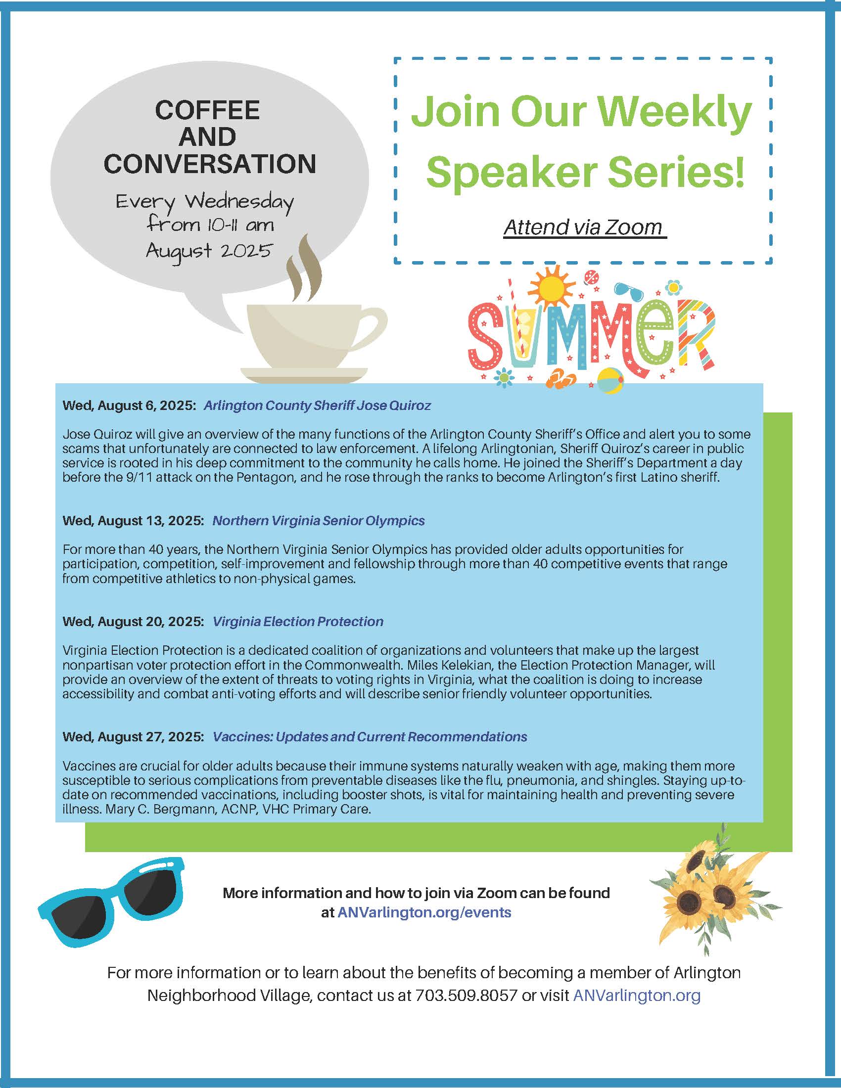 Coffee & Conversation August 2025