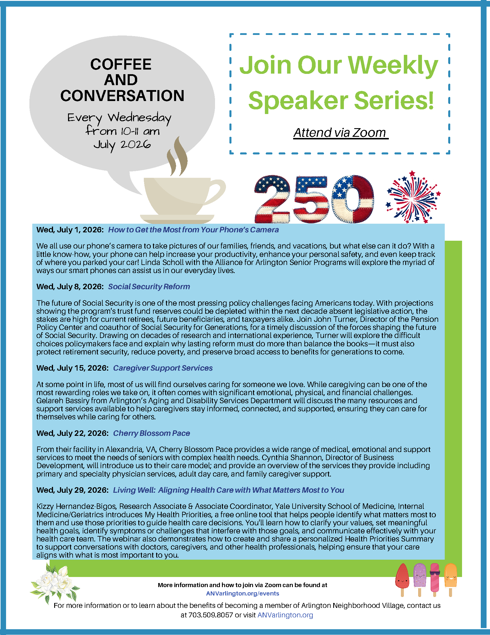 Coffee & Conversation July 2026